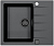 Фото товара: ALVEUS GRANITAL CADIT 10 G91 CARBON, мойка, гранит, черный (в комплекте с сифоном 1148149)