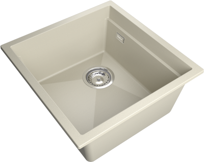 Детальное фото товара: Rivelato LINO LN-454-L beige scuro, мойка, гранит, тёмно-бежевый