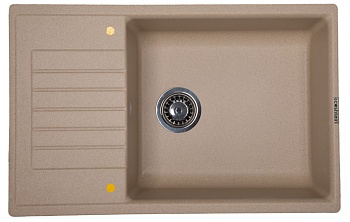 Фото товара: Ecoshtein RECHTECK 780.500, мойка, гранит, бежевый