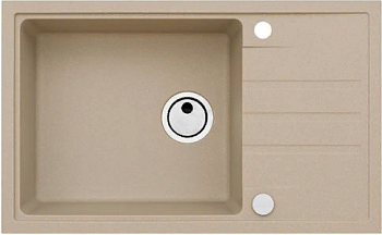 Фото товара: ALVEUS INTERMEZZO 130 GRANITAL BEIGE - G55, мойка, гранит, бежевый (в комплекте с сифоном 1117292)